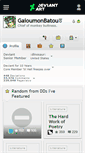 Mobile Screenshot of gaioumonbatou.deviantart.com