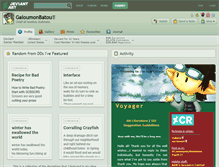Tablet Screenshot of gaioumonbatou.deviantart.com