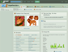 Tablet Screenshot of kopafanclub.deviantart.com