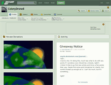 Tablet Screenshot of colonydrone8.deviantart.com