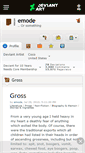 Mobile Screenshot of emode.deviantart.com