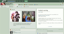 Desktop Screenshot of kibakaruifc.deviantart.com