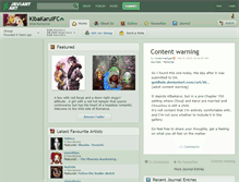 Tablet Screenshot of kibakaruifc.deviantart.com