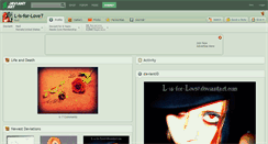 Desktop Screenshot of l-is-for-love7.deviantart.com