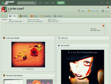 Tablet Screenshot of l-is-for-love7.deviantart.com