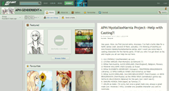 Desktop Screenshot of aph-genderbent.deviantart.com