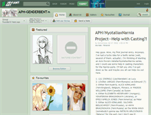 Tablet Screenshot of aph-genderbent.deviantart.com