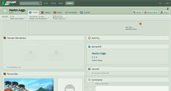 Desktop Screenshot of masterjuggs.deviantart.com