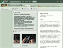 Tablet Screenshot of natural-horsemanship.deviantart.com