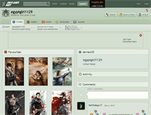 Tablet Screenshot of egyptgirl1129.deviantart.com