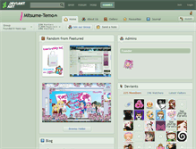 Tablet Screenshot of mitsume-temo.deviantart.com