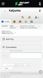 Mobile Screenshot of katjunka.deviantart.com