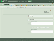 Tablet Screenshot of katjunka.deviantart.com