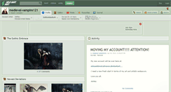 Desktop Screenshot of medieval-vampire121.deviantart.com