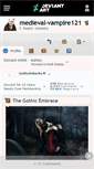 Mobile Screenshot of medieval-vampire121.deviantart.com