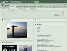 Tablet Screenshot of nbcd.deviantart.com