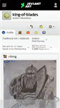 Mobile Screenshot of king-of-blades.deviantart.com