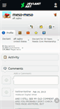 Mobile Screenshot of meso-meso.deviantart.com