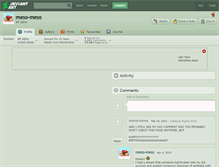 Tablet Screenshot of meso-meso.deviantart.com