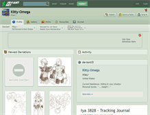 Tablet Screenshot of kitty-omega.deviantart.com