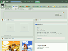 Tablet Screenshot of firy.deviantart.com