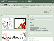 Tablet Screenshot of flishy.deviantart.com