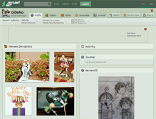Tablet Screenshot of gldemo.deviantart.com