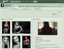 Tablet Screenshot of colleen33.deviantart.com
