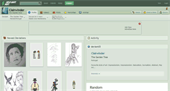 Desktop Screenshot of clairwinder.deviantart.com