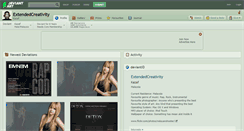 Desktop Screenshot of extendedcreativity.deviantart.com