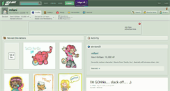 Desktop Screenshot of milani.deviantart.com