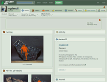 Tablet Screenshot of mystencil.deviantart.com