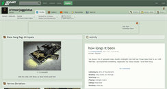 Desktop Screenshot of crimsonjuggalotus.deviantart.com