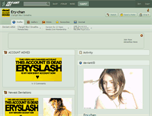 Tablet Screenshot of ery-chan.deviantart.com