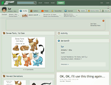 Tablet Screenshot of lur.deviantart.com