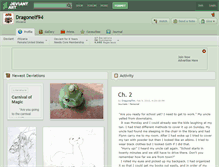 Tablet Screenshot of dragonelf94.deviantart.com