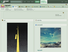 Tablet Screenshot of mpcayli.deviantart.com