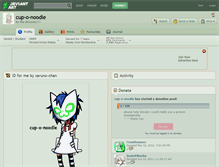 Tablet Screenshot of cup-o-noodle.deviantart.com