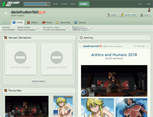 Tablet Screenshot of danielhudson560.deviantart.com