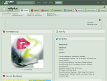 Tablet Screenshot of katty-kat.deviantart.com