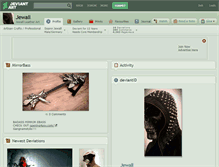 Tablet Screenshot of jewall.deviantart.com