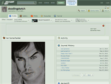 Tablet Screenshot of doodlingsketch.deviantart.com
