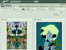 Tablet Screenshot of eliotchan.deviantart.com