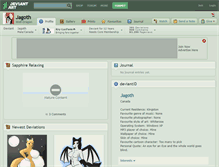 Tablet Screenshot of jagoth.deviantart.com