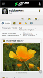 Mobile Screenshot of coldbroken.deviantart.com