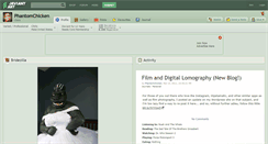 Desktop Screenshot of phantomchicken.deviantart.com