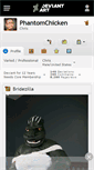 Mobile Screenshot of phantomchicken.deviantart.com