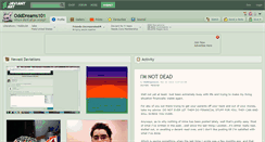 Desktop Screenshot of odddreams101.deviantart.com
