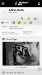 Mobile Screenshot of adkin-stock.deviantart.com