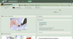 Desktop Screenshot of equinasephine.deviantart.com